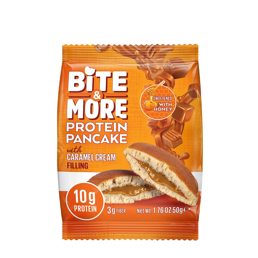Bite&More Protein Pancake 50g Caramel Cream