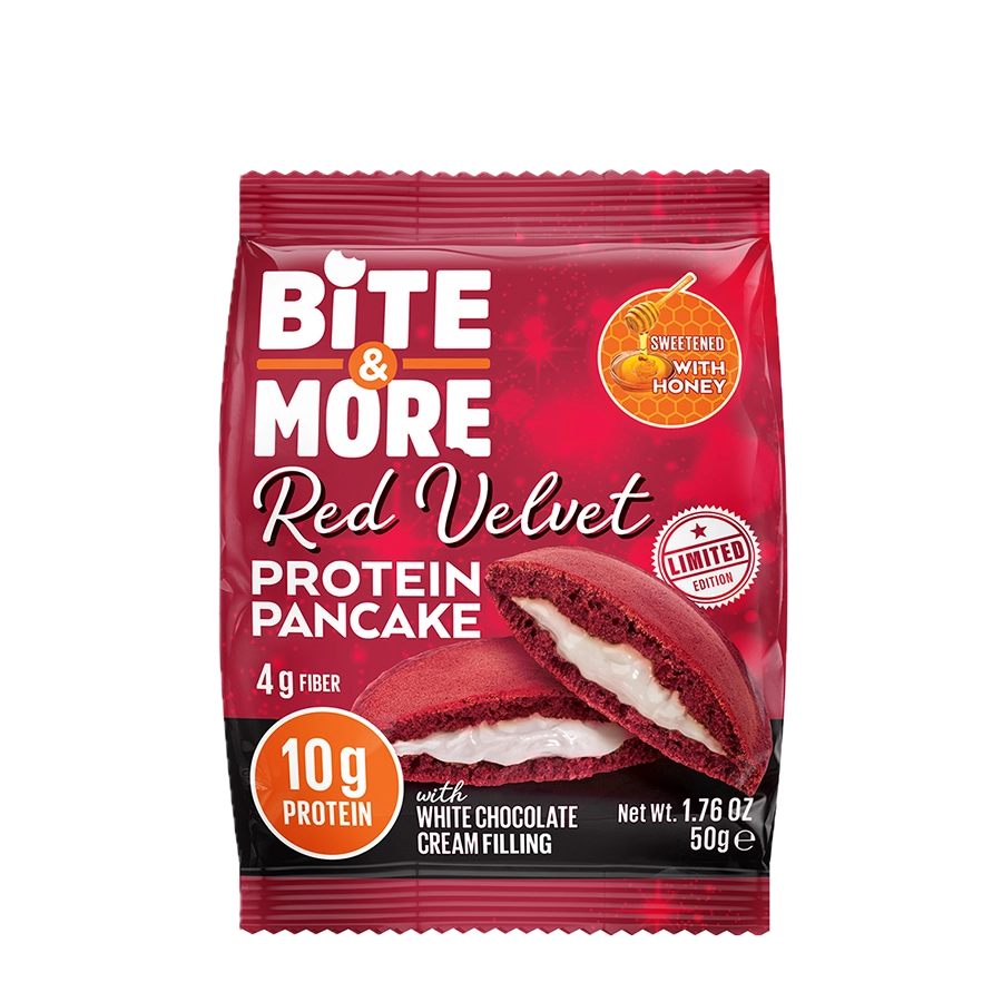 Bite&More Protein Pancake 50g Red Velvet