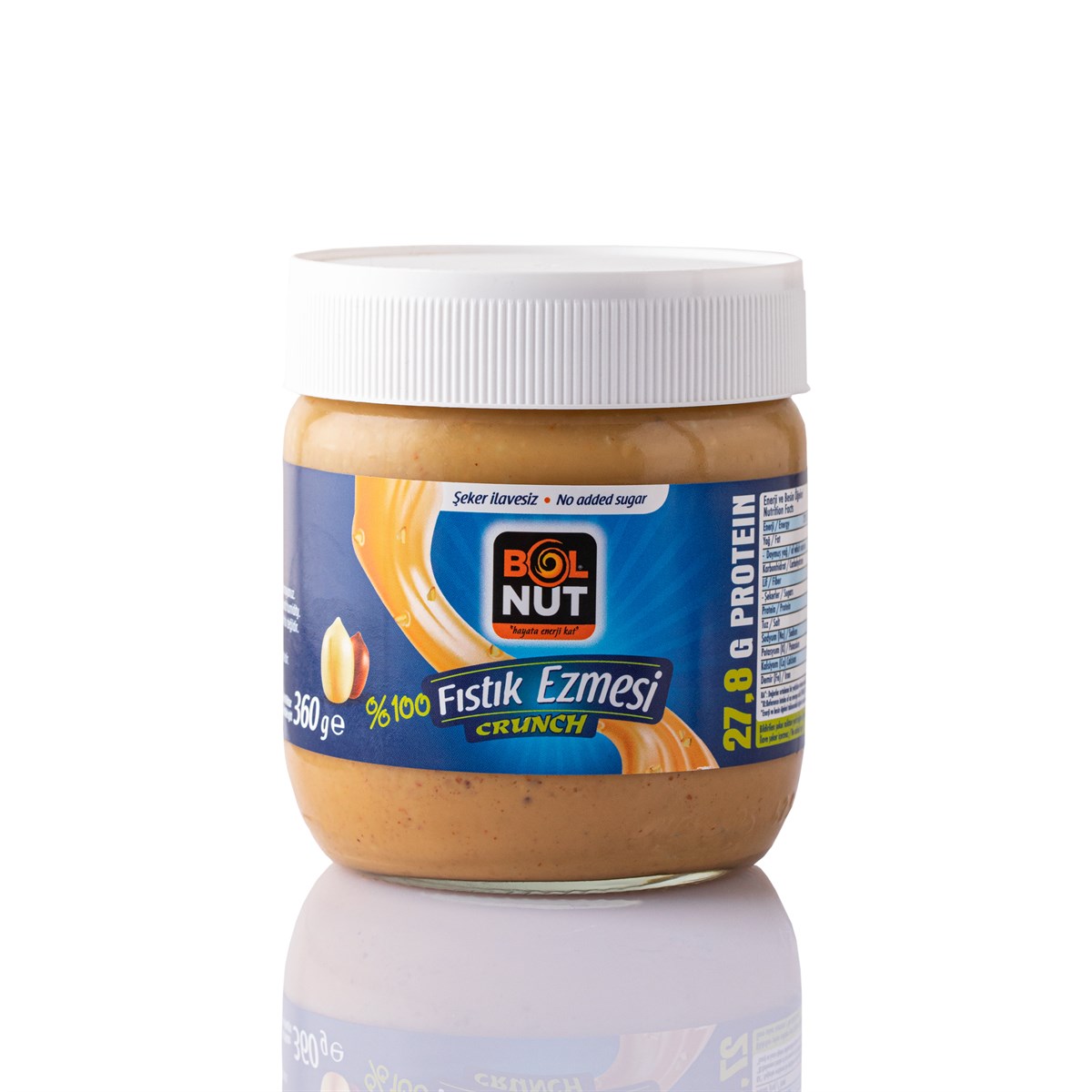 BOLNUT FISTIK EZMESİ CRUNCH 360 G 