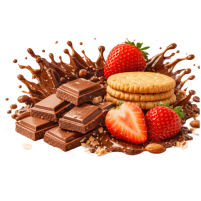 Mix Flavors (Chocolate, Biscuit, Strawberry)